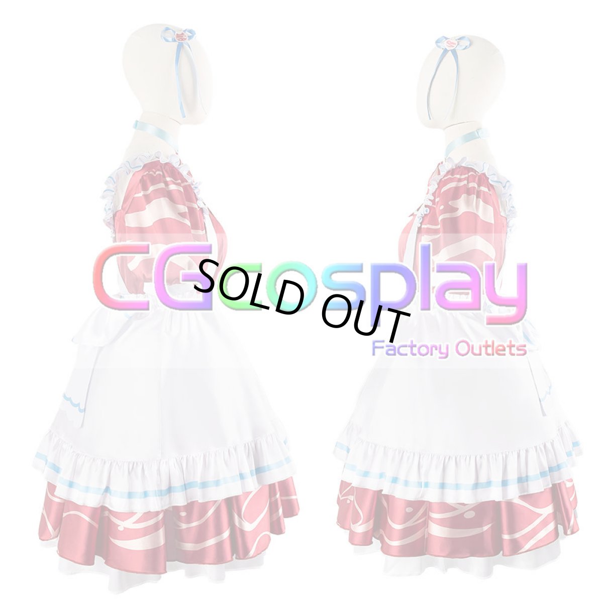 画像3: 「一部在庫」バーチャルYouTuber　Vtuber　赤見かるび　コスプレ衣装 (3)