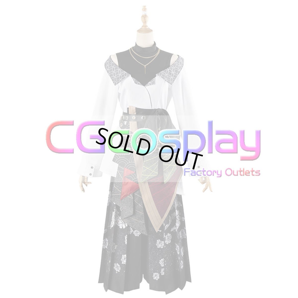 画像4: 「一部在庫」プロジェクトセカイ カラフルステージ！ feat. 初音ミク　少しの恥ずかしさと　日野森志歩　和風ロックファッション　コスプレ衣装 (4)