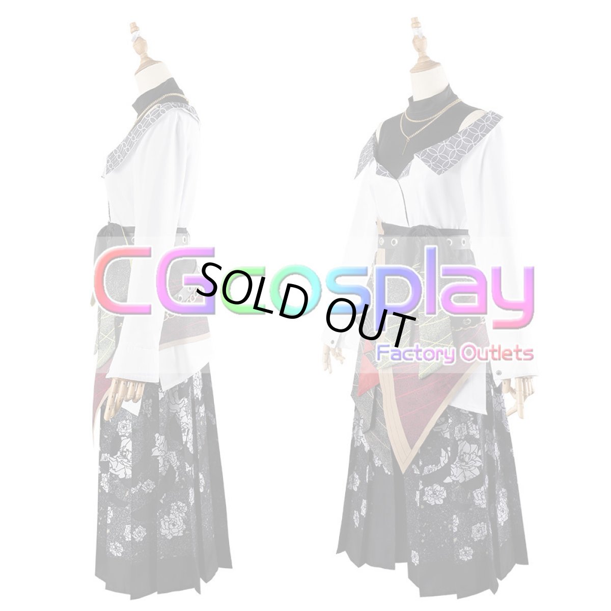 画像6: 「一部在庫」プロジェクトセカイ カラフルステージ！ feat. 初音ミク　少しの恥ずかしさと　日野森志歩　和風ロックファッション　コスプレ衣装 (6)