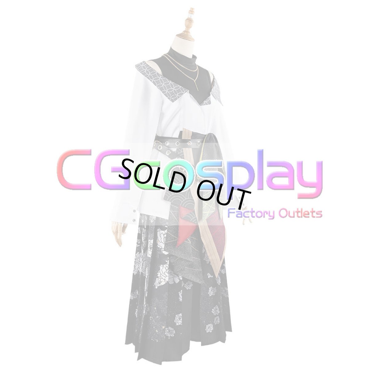 画像5: 「一部在庫」プロジェクトセカイ カラフルステージ！ feat. 初音ミク　少しの恥ずかしさと　日野森志歩　和風ロックファッション　コスプレ衣装 (5)