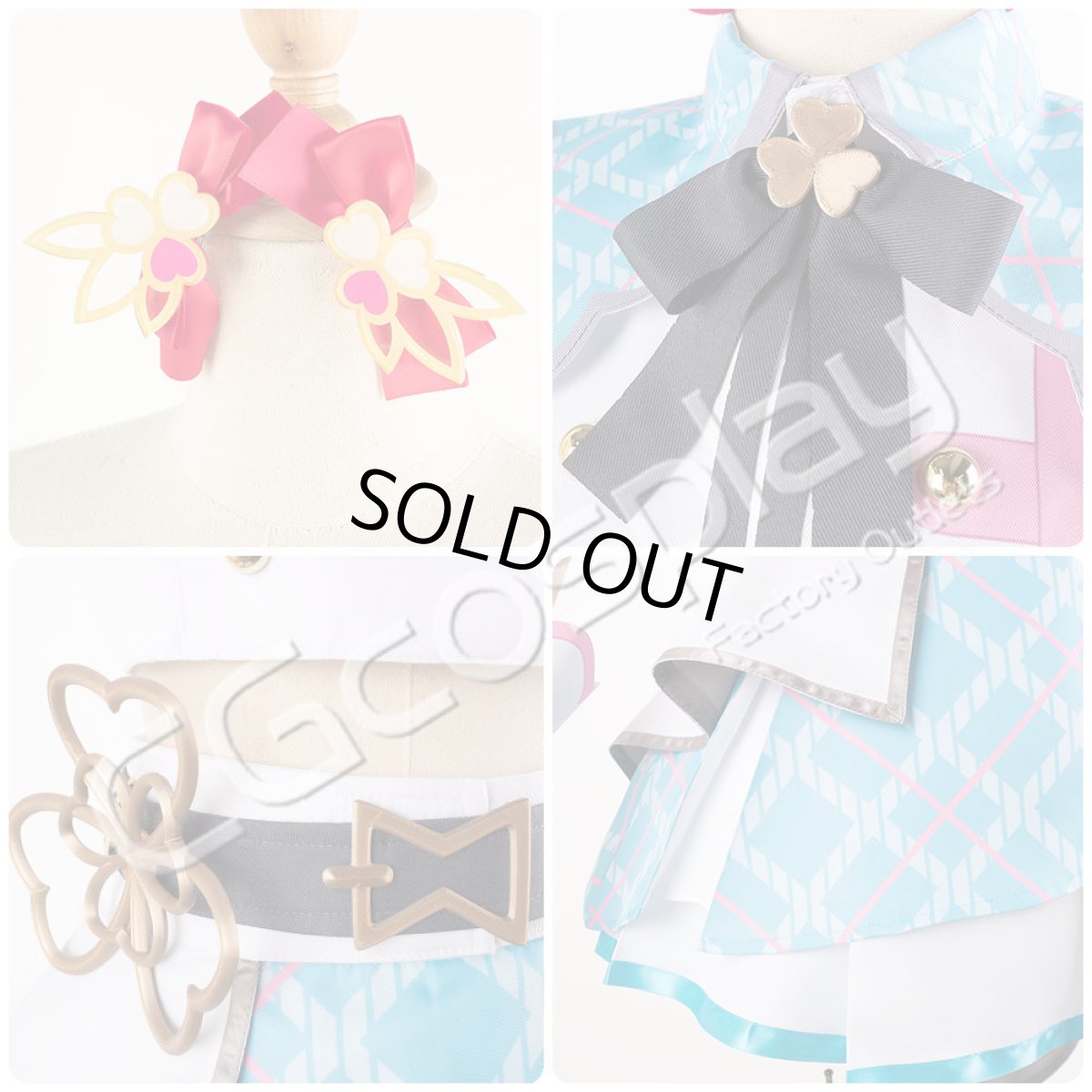 画像16: 「一部在庫」プロジェクトセカイ カラフルステージ！ feat. 初音ミク　MORE MORE JUMP！　3rd ANNIVERSARY　花里みのり　日野森雫　桃井愛莉　桐谷遥　コスプレ衣装 (16)