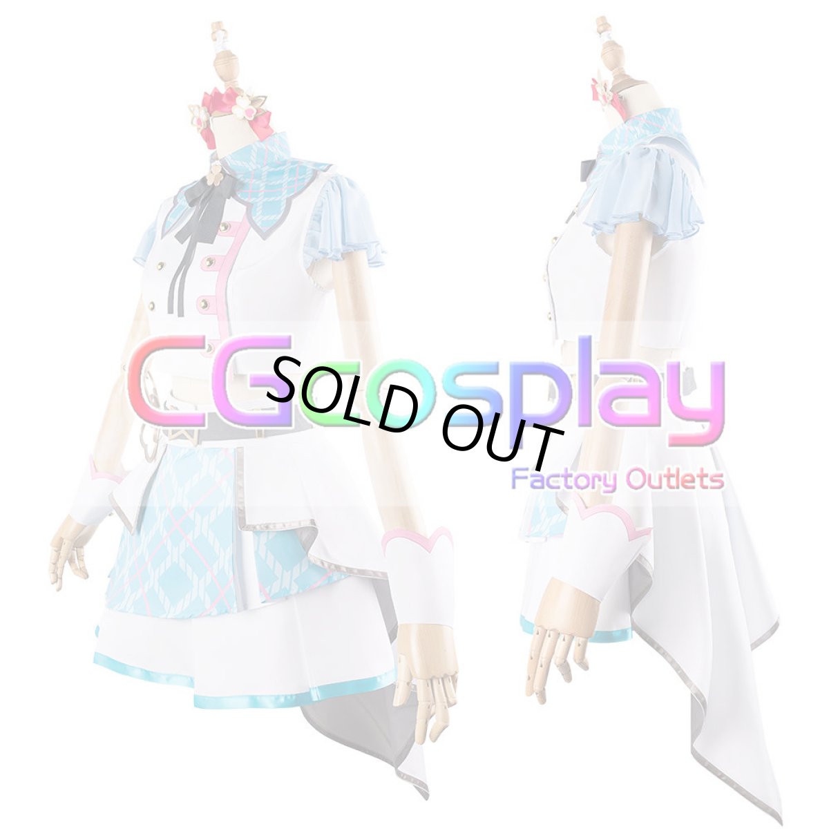 画像14: 「一部在庫」プロジェクトセカイ カラフルステージ！ feat. 初音ミク　MORE MORE JUMP！　3rd ANNIVERSARY　花里みのり　日野森雫　桃井愛莉　桐谷遥　コスプレ衣装 (14)