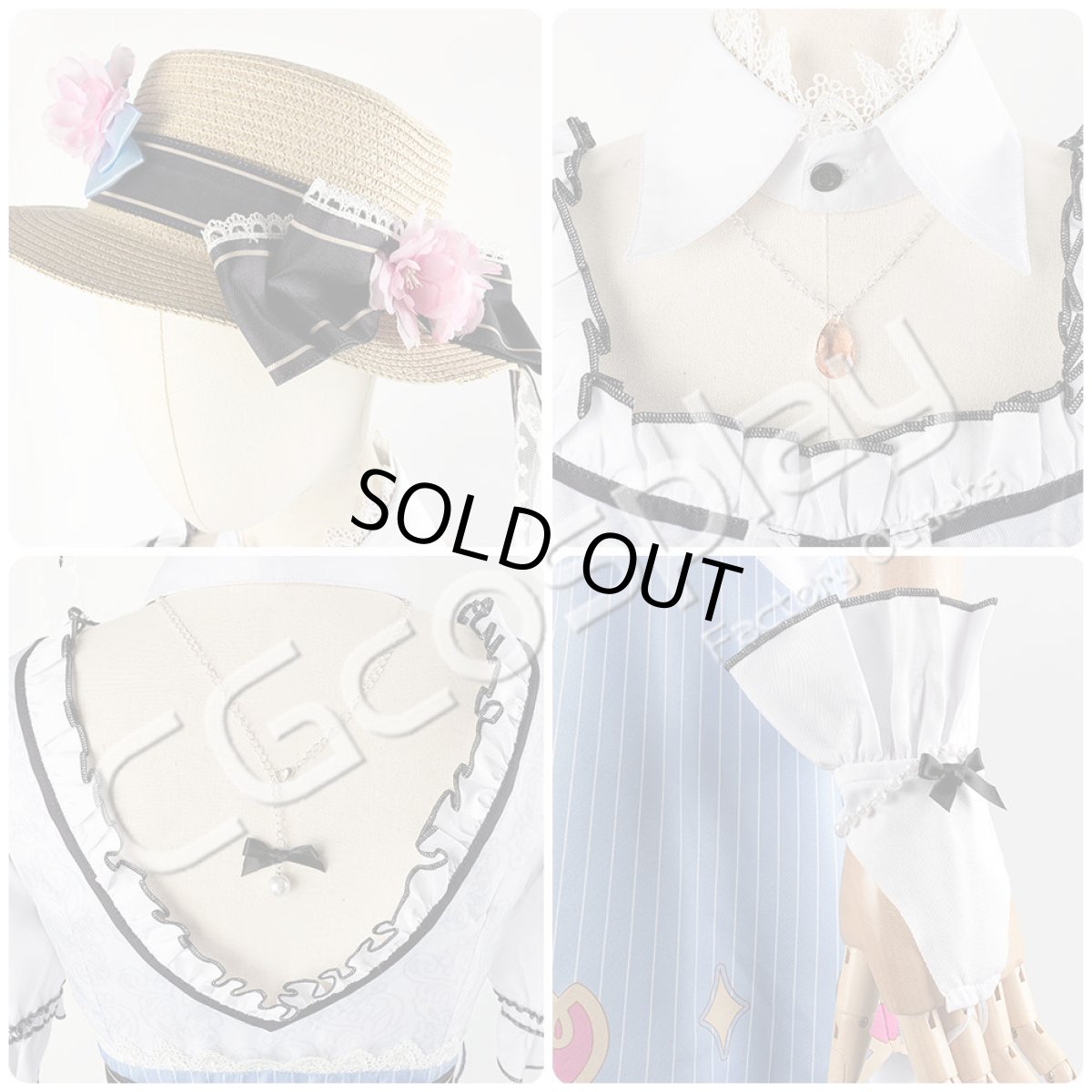 画像9: 「一部在庫」バーチャルYouTuber　Vtuber　さくらみこ　2024誕生日記念衣装　コスプレ衣装 (9)