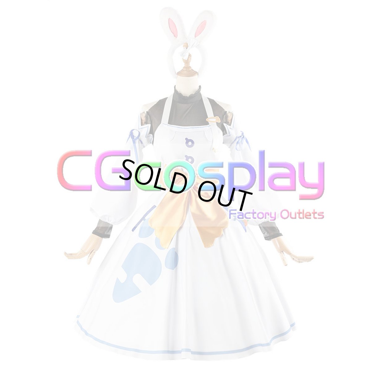 画像5: 50%off 在庫品(翌日発送) (女性用Sサイズ) バーチャルYouTuber Vtuber ホロライブ 兎田ぺこら マミー コスプレ衣装 (5)