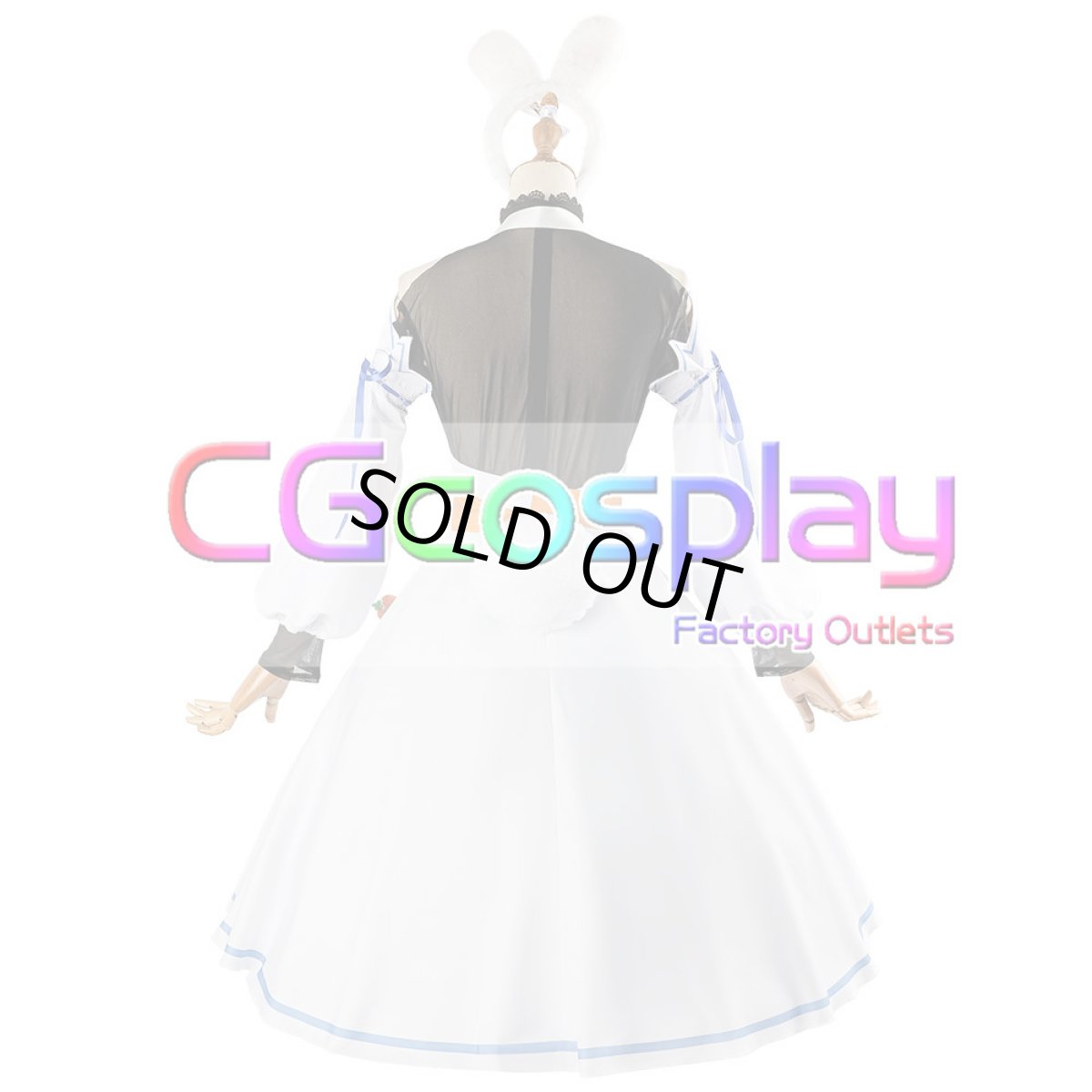 画像8: 50%off 在庫品(翌日発送) (女性用Sサイズ) バーチャルYouTuber Vtuber ホロライブ 兎田ぺこら マミー コスプレ衣装 (8)