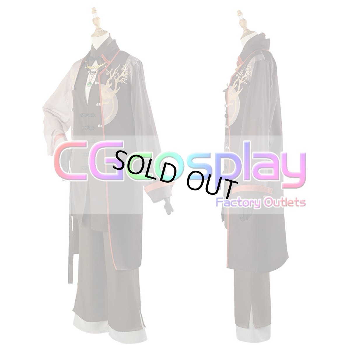 画像4: 50％off　在庫品（翌日発送）　（男性用XLサイズ）　18TRIP（エイティーントリップ）　朝班「R1ze」　 鹿礼光　コスプレ衣装 (4)