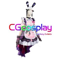 画像5: 「一部在庫」バーチャルYouTuber　Vtuber　メイド服　Maria　コスプレ衣装 (5)