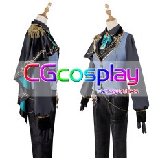 画像5: 「一部在庫」プロジェクトセカイ カラフルステージ！ feat. 初音ミク　うたかたの安らぎ　深淵に立つ騎士装束　朝比奈まふゆ　コスプレ衣装 (5)