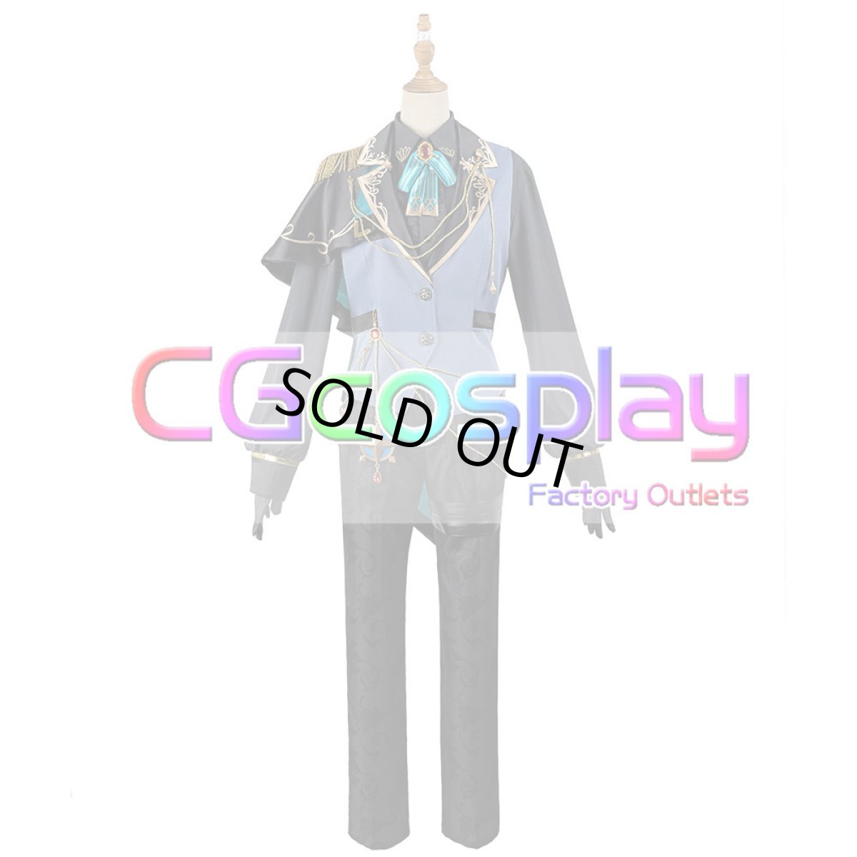 画像4: 「一部在庫」プロジェクトセカイ カラフルステージ！ feat. 初音ミク　うたかたの安らぎ　深淵に立つ騎士装束　朝比奈まふゆ　コスプレ衣装 (4)