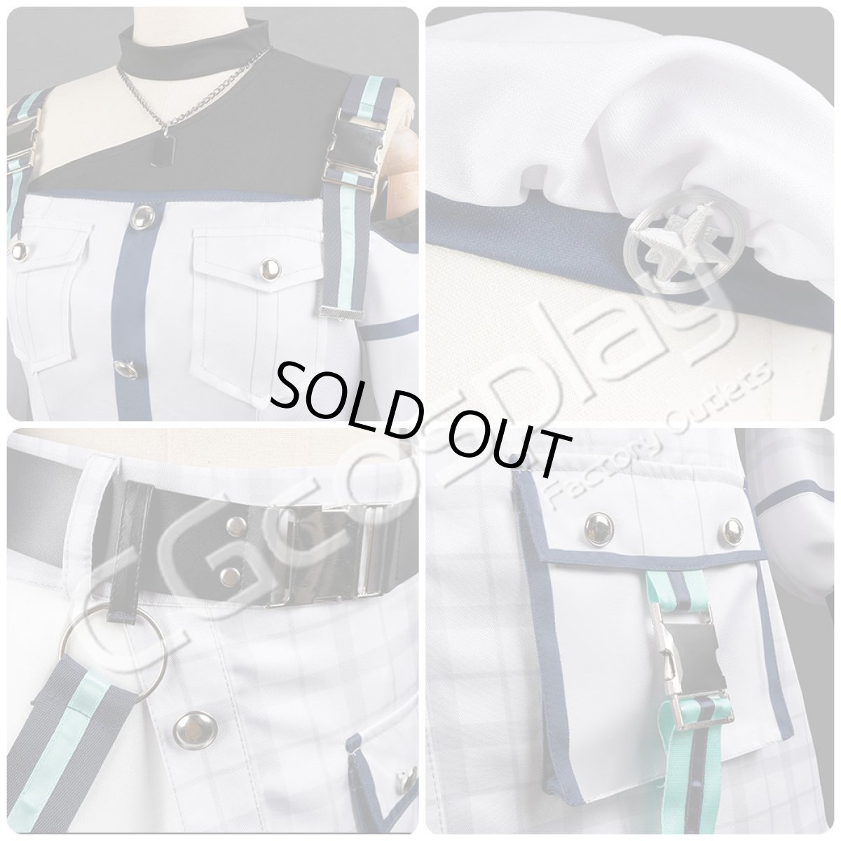 画像12: 「一部在庫」It's MyGO!!!!! 　要楽奈　コインパーキングの猫　コスプレ衣装 (12)