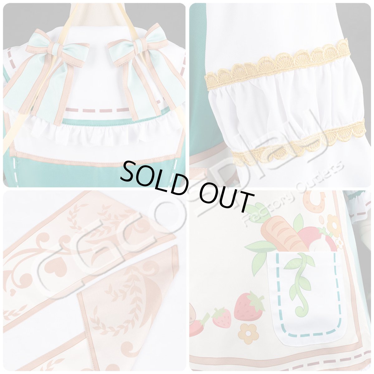 画像11: 「一部在庫」ウマ娘プリティーダービー　Yummy Dreamy Fairy　ライスシャワー　コスプレ衣装 (11)