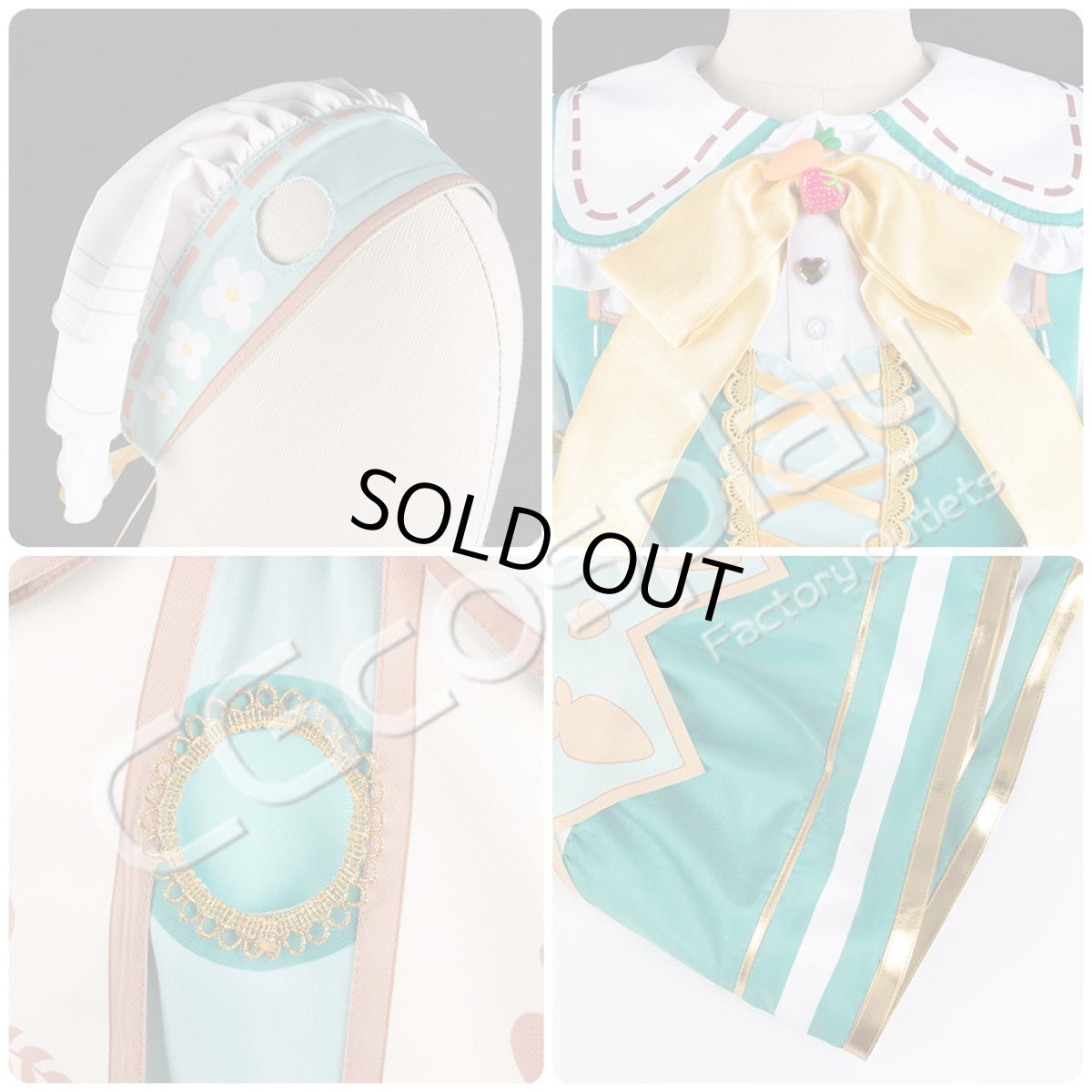 画像12: 「一部在庫」ウマ娘プリティーダービー　Yummy Dreamy Fairy　ライスシャワー　コスプレ衣装 (12)