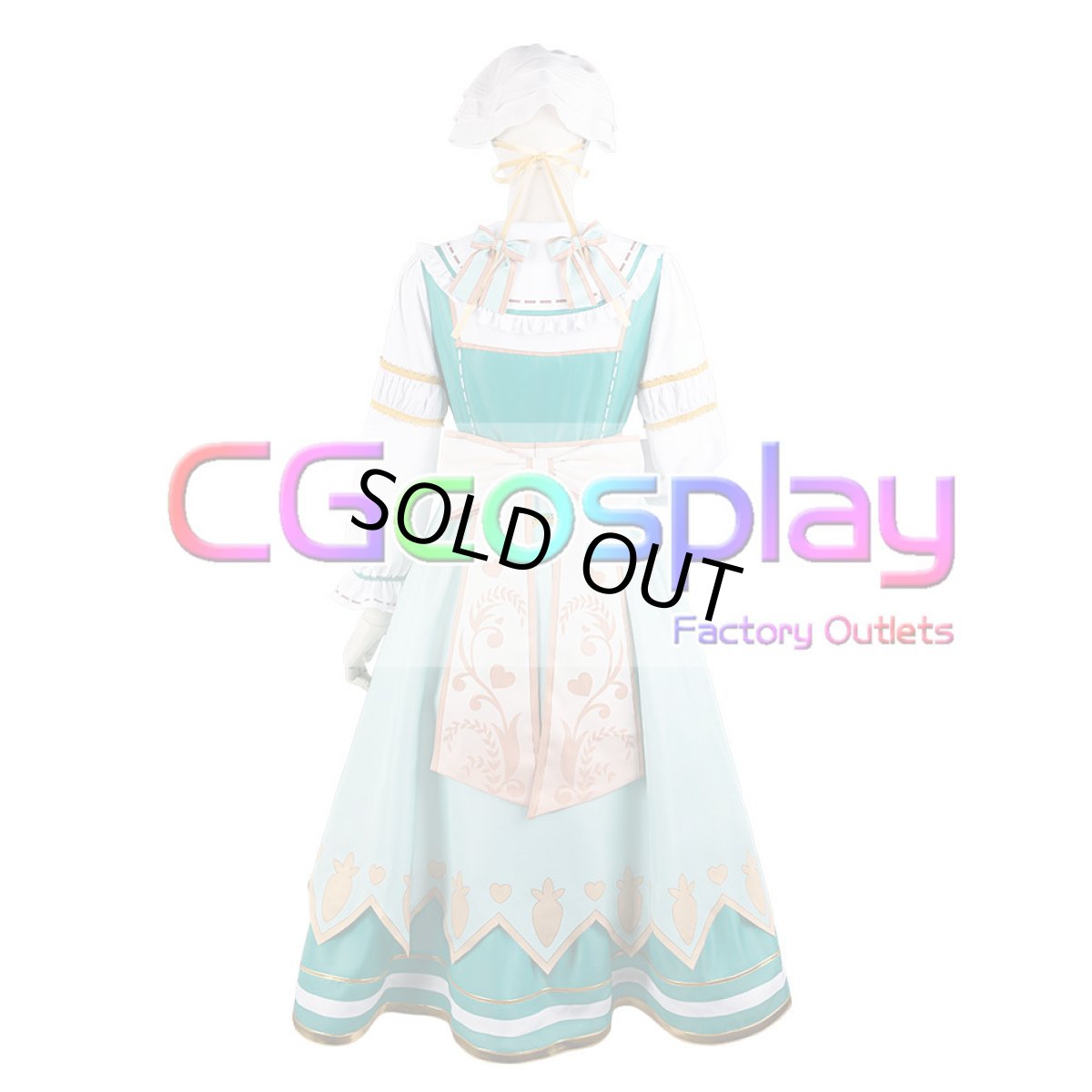 画像10: 「一部在庫」ウマ娘プリティーダービー　Yummy Dreamy Fairy　ライスシャワー　コスプレ衣装 (10)