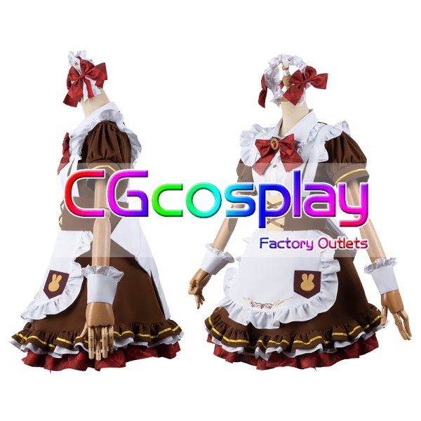 コスプレ衣装 choco バーチャルYouTuber Vtuber ココスコラボ衣装 メイド服 全員 コスプレ衣装