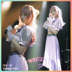 画像1: 「一部在庫」学園アイドルマスター　学マス　clumsy trick　姫崎莉波　コスプレ衣装 (1)