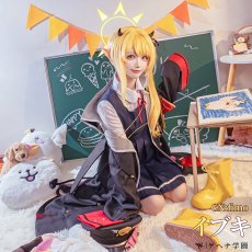 画像1: 「一部在庫」ブルーアーカイブ（Blue Archive）　ブルアカ　ゲヘナ学園　丹花イブキ　イブキ　コスプレ衣装 (1)