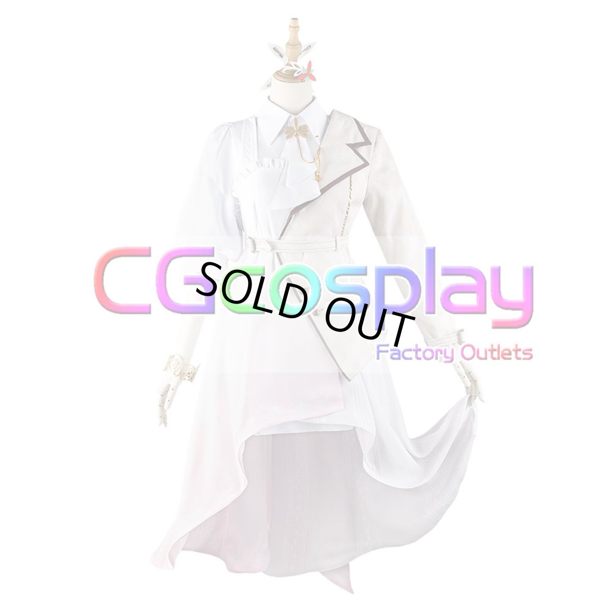 画像1: 「一部在庫」バーチャルYouTuber　Vtuber　AZKi（あずき）　4th衣装　コスプレ衣装 (1)