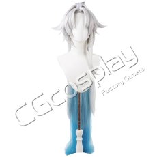 画像1: 崩壊：スターレイル　飛霄(ひしょう)　コスプレウィッグ　コスプレ衣装 (1)