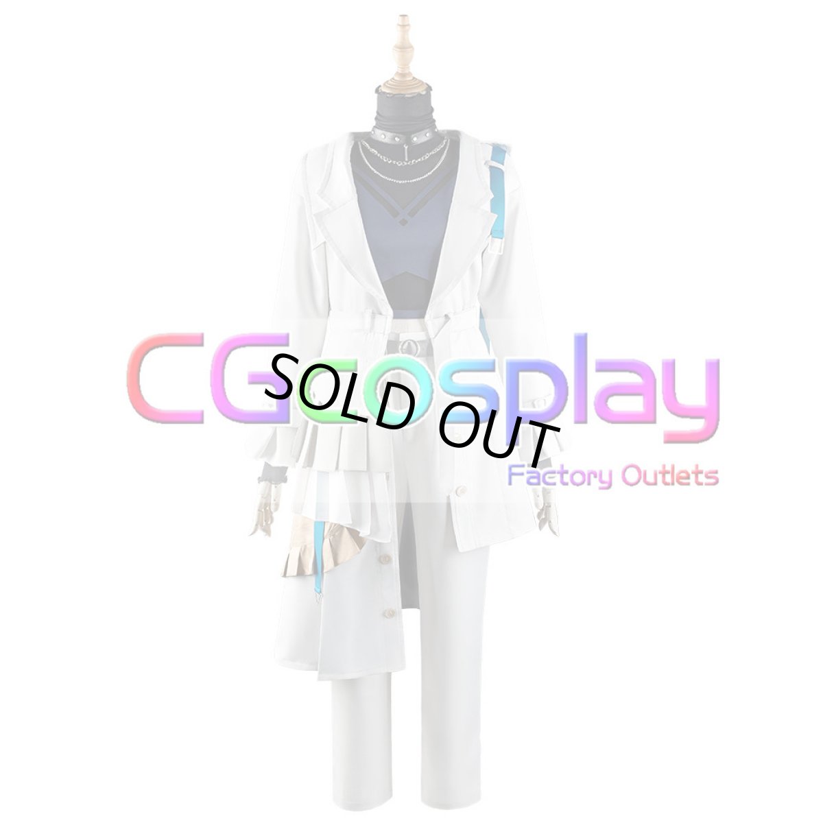 画像7: 「一部在庫」学園アイドルマスター　学マス　初声　初衣装　月村手毬　コスプレ衣装 (7)