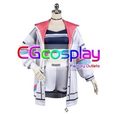 画像9: 「一部在庫」学園アイドルマスター　学マス　Tame-Lie-One-Step　紫雲清夏　コスプレ衣装 (9)