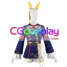 画像4: 「一部在庫」ウマ娘プリティーダービー　カルストンライトオ　勝負服　コスプレ衣装 (4)