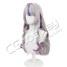 画像3: バーチャルYouTuber　Vtuber　紫咲シオン　 ゲーミング衣装　コスプレウィッグ　コスプレ衣装 (3)