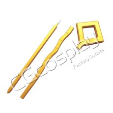 画像3: Sky 星を紡ぐ子どもたち　敬礼する隊長　花火（杖）　コスプレ道具　コスプレ衣装 (3)