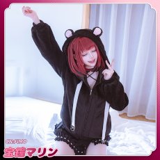 画像1: 「一部在庫」バーチャルYouTuber　Vtuber　ホロライブ　宝鐘マリン　部屋着　黒Ver.　コスプレ衣装 (1)
