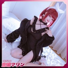 画像5: 「一部在庫」バーチャルYouTuber　Vtuber　ホロライブ　宝鐘マリン　部屋着　黒Ver.　コスプレ衣装 (5)