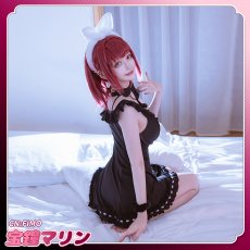 画像4: 「一部在庫」バーチャルYouTuber　Vtuber　ホロライブ　宝鐘マリン　部屋着　黒Ver.　コスプレ衣装 (4)