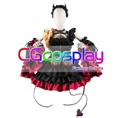 画像5: 「一部在庫」VOCALOID Synthesizer V　重音テト　ハロウィン衣装　コスプレ衣装　カボチャ飾り追加可 (5)