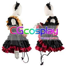 画像7: 「一部在庫」VOCALOID Synthesizer V　重音テト　ハロウィン衣装　コスプレ衣装　カボチャ飾り追加可 (7)