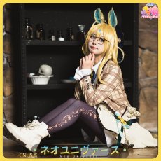 画像2: 「一部在庫」ウマ娘プリティーダービー　ネオユニヴァース　Like-“ZEER”　コスプレ衣装 (2)