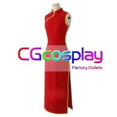 画像2: 神楽　チャイナドレス　コスプレ衣装 (2)