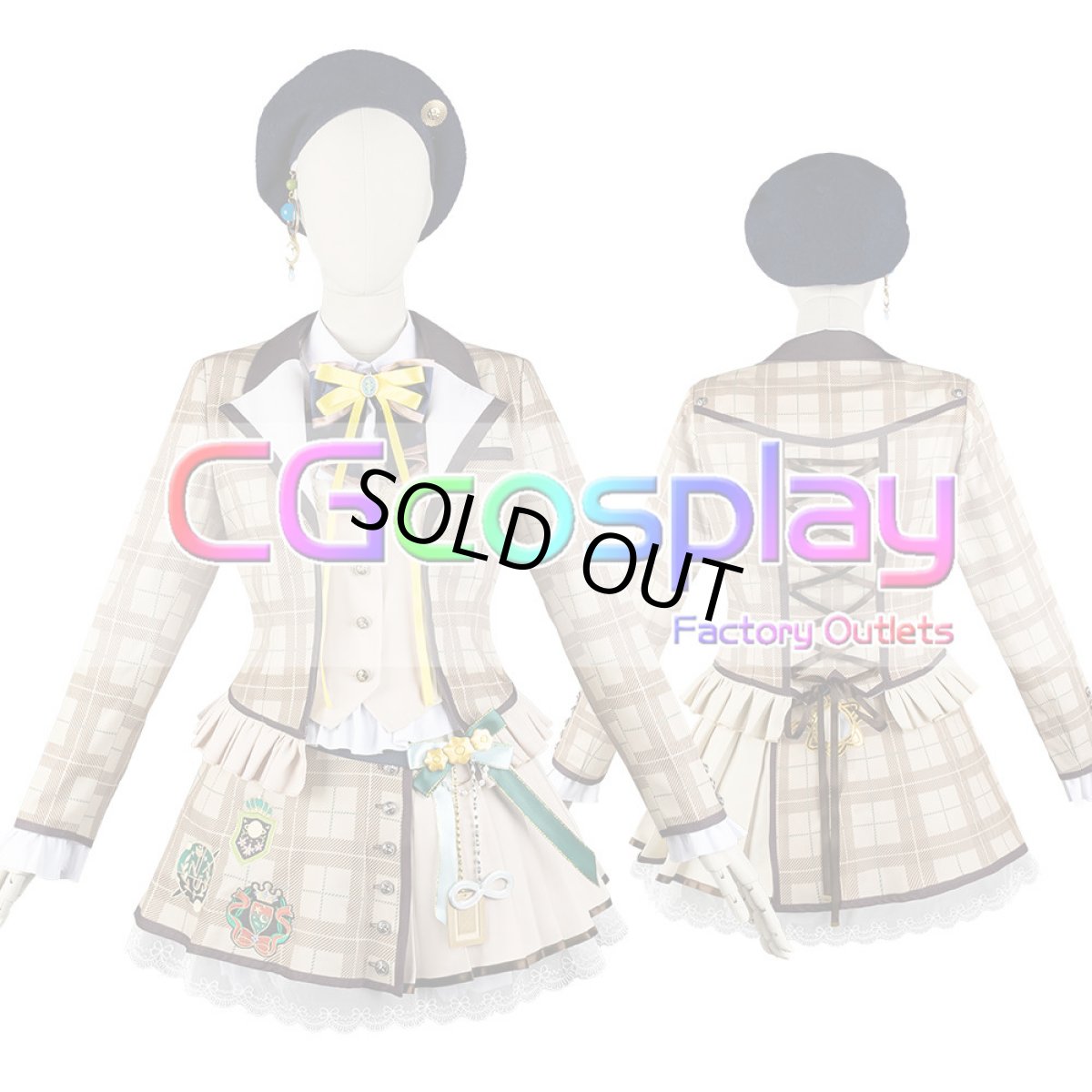 画像5: 「一部在庫」ウマ娘プリティーダービー　ネオユニヴァース　Like-“ZEER”　コスプレ衣装 (5)