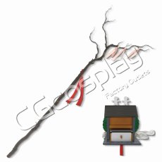 画像1: 神様はじめました　ステッキ+ハウス　コスプレ道具　コスプレ衣装 (1)