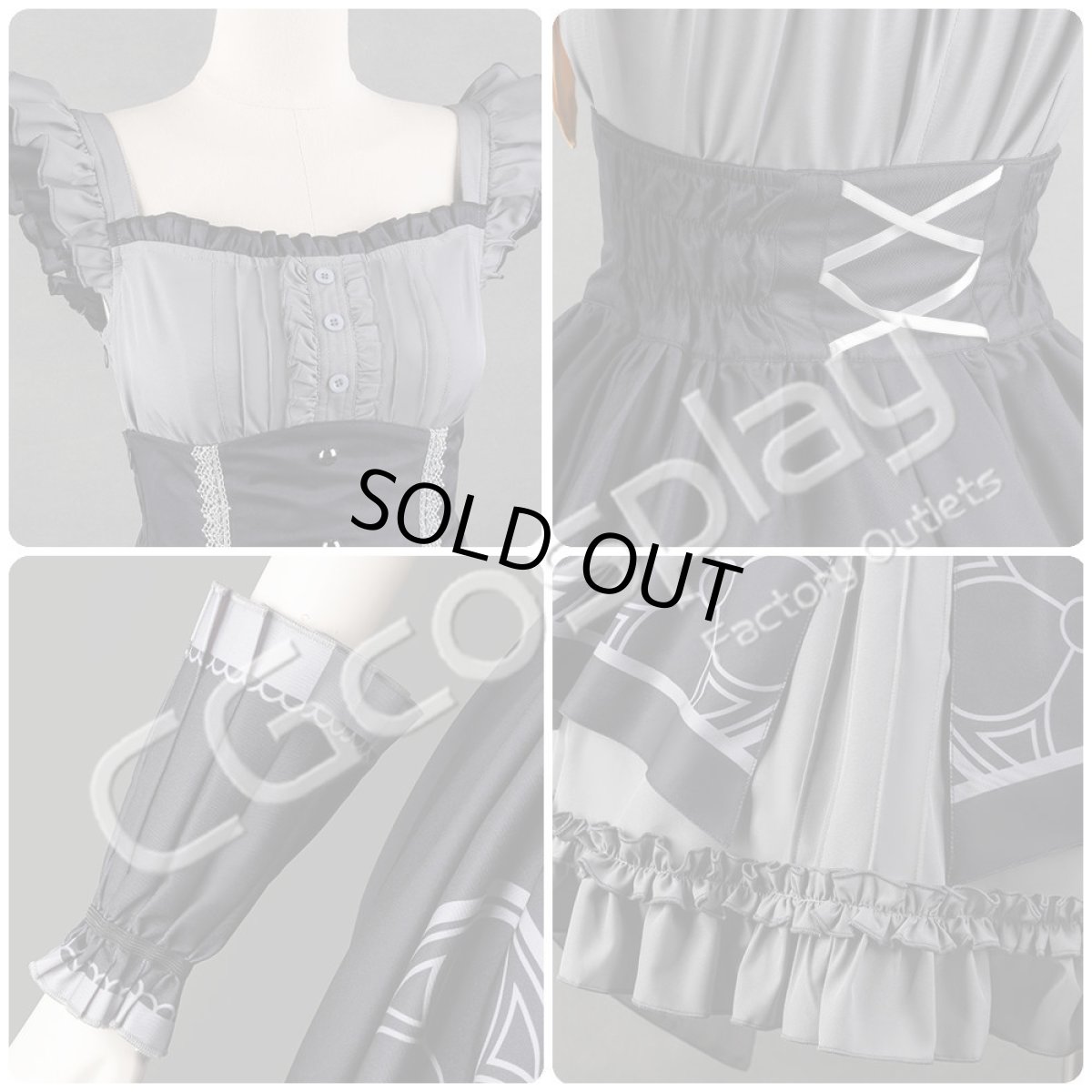 画像12: 「一部在庫」ブルーアーカイブ　マリー（アイドル）　伊落マリー コスプレ衣装　ヘイロー追加可 (12)