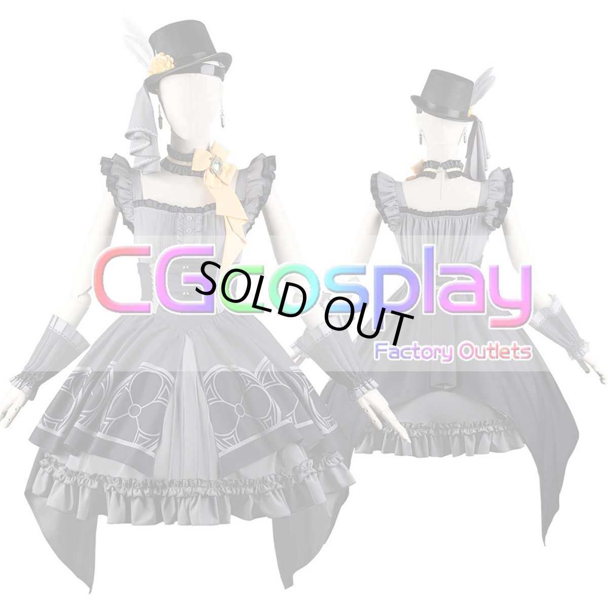 画像4: 「一部在庫」ブルーアーカイブ　マリー（アイドル）　伊落マリー コスプレ衣装　ヘイロー追加可 (4)