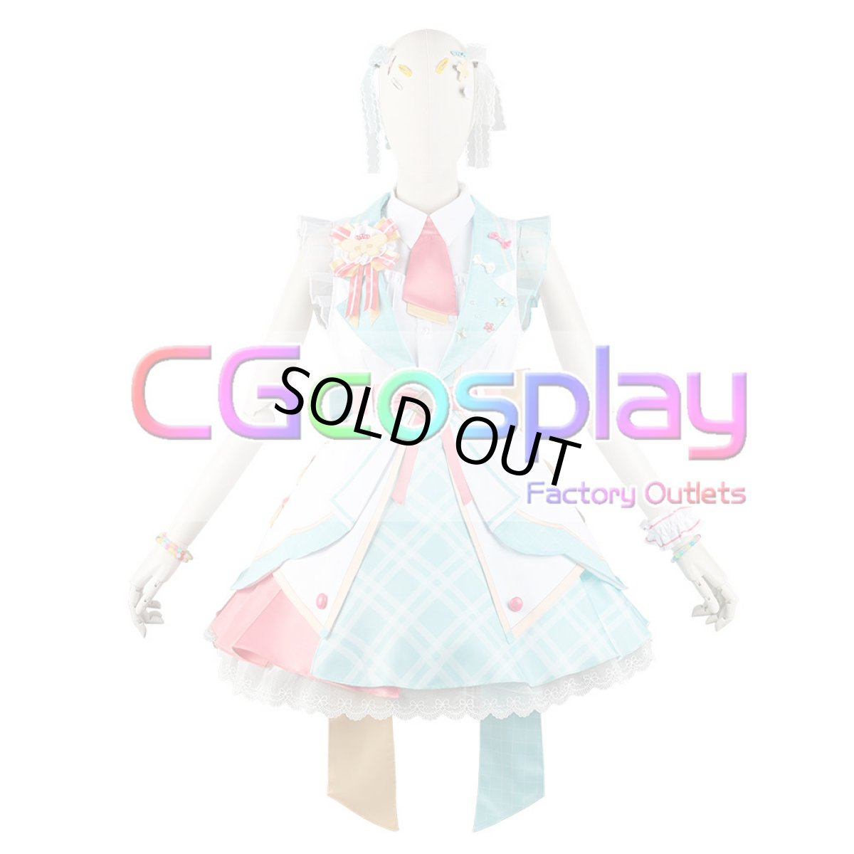 画像5: 「一部在庫」ガルパ　Poppin'Party　The Committee’s Job 戸山香澄　コスプレ衣装 (5)