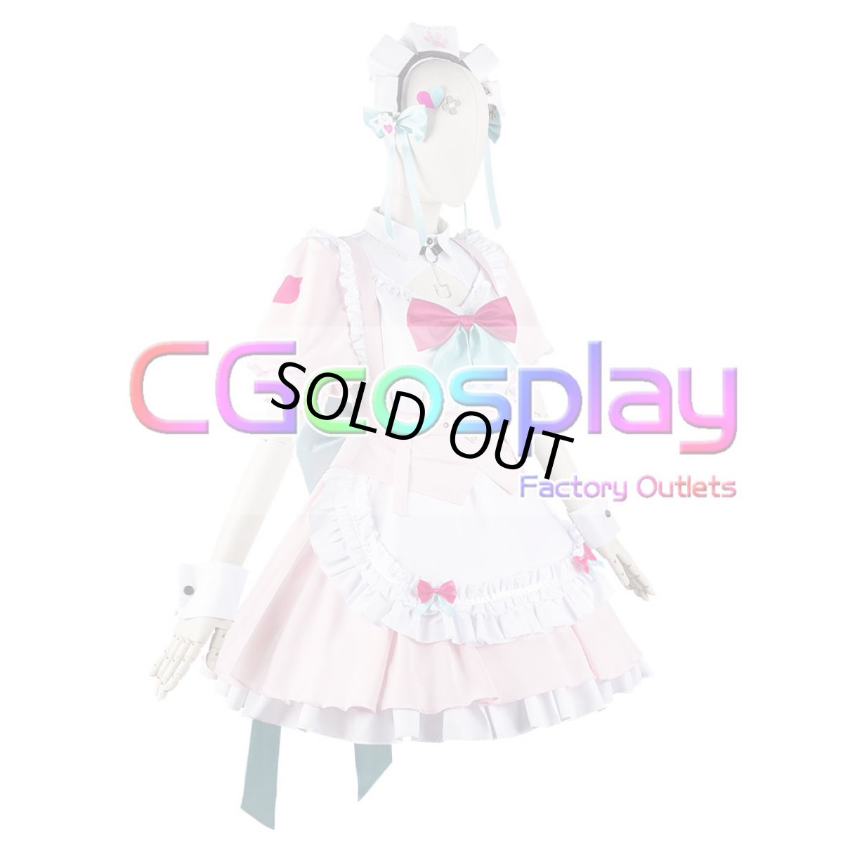 画像9: 「一部在庫」バーチャルYouTuber　Vtuber　結城さくな　コスプレ衣装 (9)