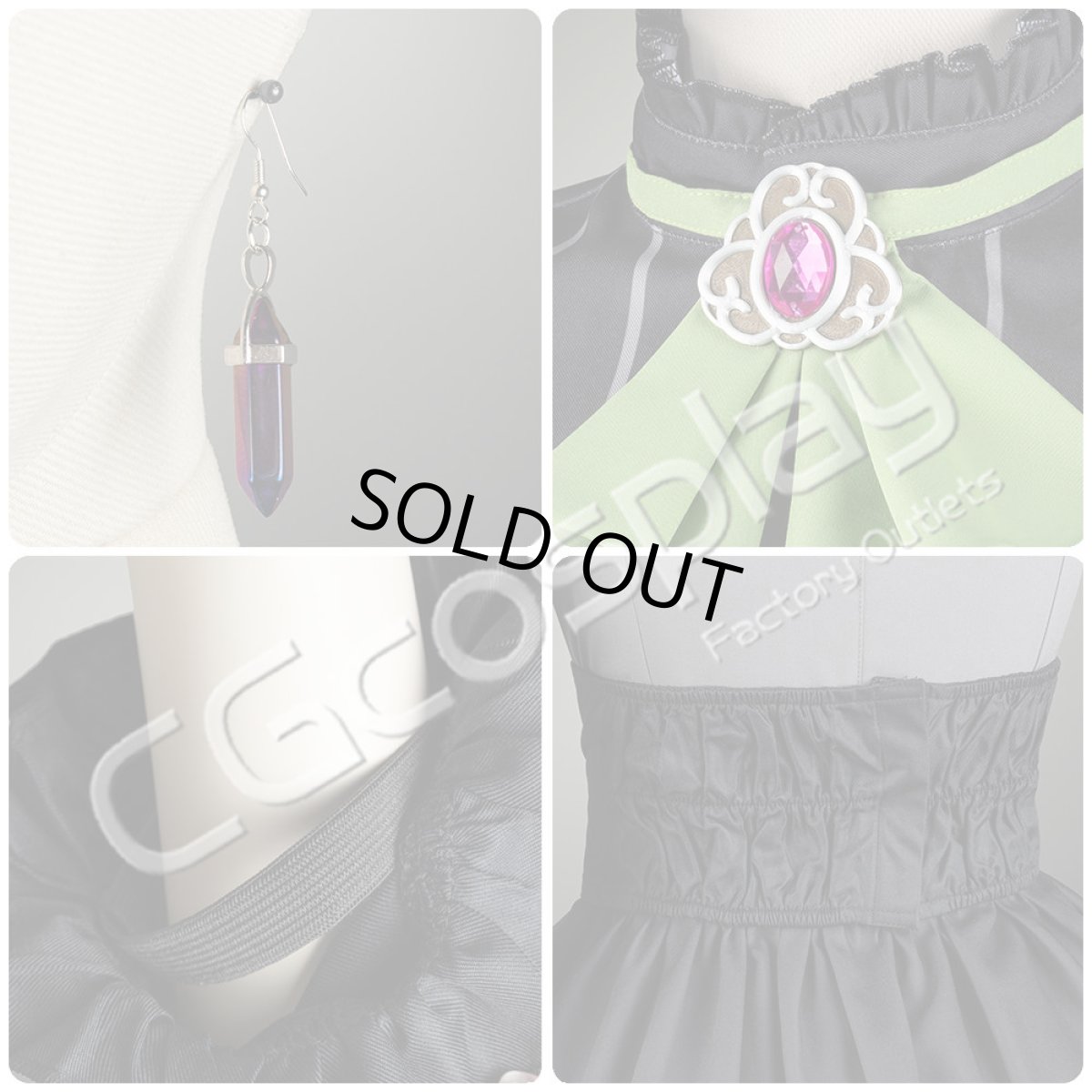 画像10: 「一部在庫」ブルーアーカイブ　サクラコ（アイドル）　歌住サクラコ 　コスプレ衣装 (10)