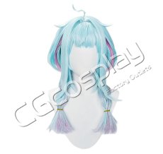 画像1: バーチャルYouTuber　Vtuber　FLOW GLOW　水宮枢　コスプレウィッグ　コスプレ衣装 (1)