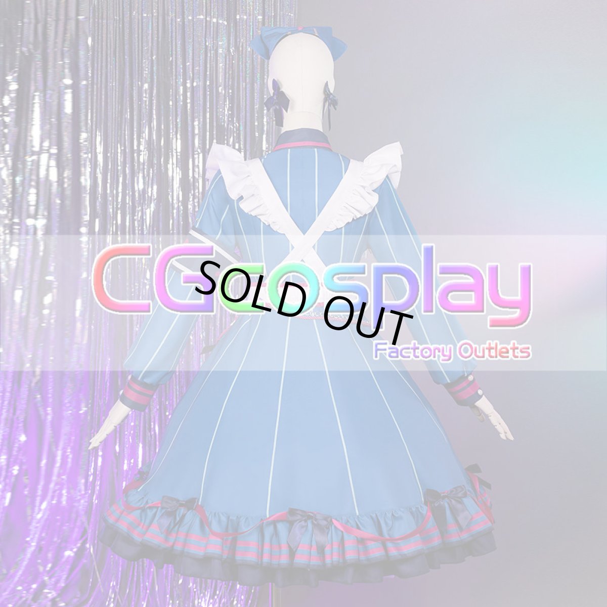 画像8: 「一部在庫」プロジェクトセカイ カラフルステージ！ feat. 初音ミク　猫耳おばけの案内人　てりぶる★なーすさん　朝比奈まふゆ　コスプレ衣装 (8)