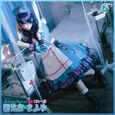 画像2: 「一部在庫」プロジェクトセカイ カラフルステージ！ feat. 初音ミク　猫耳おばけの案内人　てりぶる★なーすさん　朝比奈まふゆ　コスプレ衣装 (2)