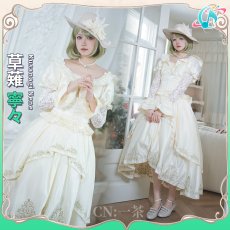画像7: 「一部在庫」プロジェクトセカイ カラフルステージ！ feat. 初音ミク　願いのドレスへ　lady in flowers　草薙寧々　コスプレ衣装 (7)