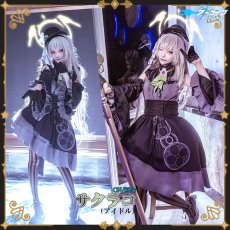 画像2: 「一部在庫」ブルーアーカイブ　サクラコ（アイドル）　歌住サクラコ 　コスプレ衣装 (2)
