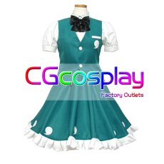画像1: 東方project　魂魄妖夢　半人半霊の庭師　コスプレ衣装 (1)