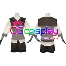 画像1: わんだふるぷりきゅあ!　猫屋敷ユキ　制服　コスプレ衣装　スカートver.と半ズボンver.　二つタイプ選択可 (1)