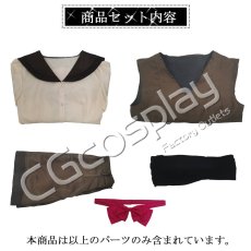 画像7: わんだふるぷりきゅあ!　猫屋敷ユキ　制服　コスプレ衣装　スカートver.と半ズボンver.　二つタイプ選択可 (7)