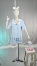 画像1: ブルーアーカイブ　早瀬ユウカ（パジャマ）　コスプレ衣装　枕追加可（サンプル衣装製作完了） (1)